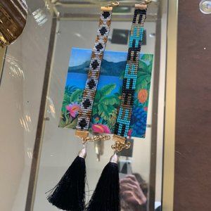 Hand beaded Boho Bracelets